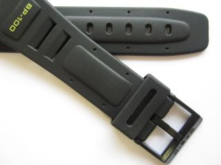 Casio Black Rubber Watch Band BP 100 317 Blood Pressure Monitor