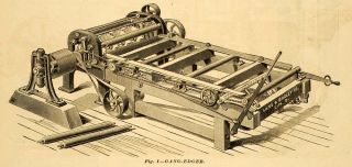   Edger Machine Conveyer Belt Saw Antique Lane Bodley Cincinnati