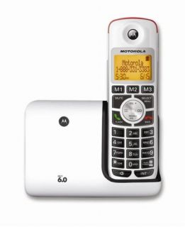 Motorola DECT 6 0 Cordless Big Button Phone K301 White
