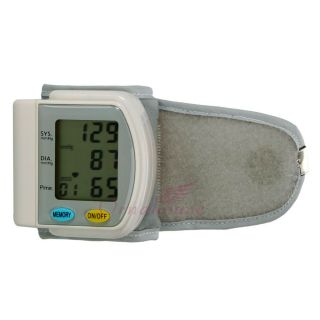 New WB 811 Wrist Blood Pressure Monitor Electronic LCD Screen 60 