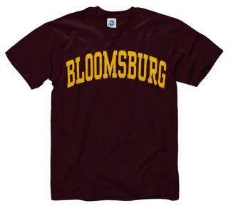 Bloomsburg Huskies Maroon Arch T Shirt