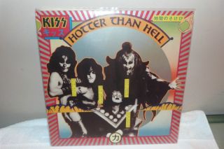 Kiss LP Hotter Than Hell EXTREMLY Nice Blue Label