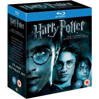 Harry Potter The Complete 8 Film Blu Ray Collection New 883929182886 
