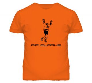 Bobby Clarke Retro Flyers Hockey Legend Orange T Shirt