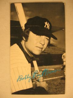 1974 Topps Deckle Edge Proof Bobby Murcer NY Yankees