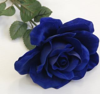 Artificial Silk Flower Rose Blue Roses Flowers Bulk