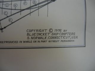 1976 Large 1 4 1 Bluejacket SHIP Crafters Smuggler Gloucester Wooden 