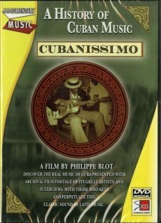   History of Cuban Music SEALED DVD 0 Region Bolero Rumba Salsa