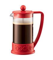 RED Bodum French Coffee Tea Press Brazil 3 Cup 12oz Fast Expedited 
