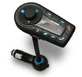 Livio Bluetooth Internet Radio Car Kit w Bluetooth FM Transmitter