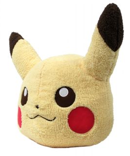 New Pokemon I Love Pikachu Banpresto Giant Face Plush 17 Pikachu 