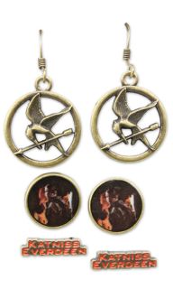   pack of 3 earrings from the hunger games new please note body jewelry