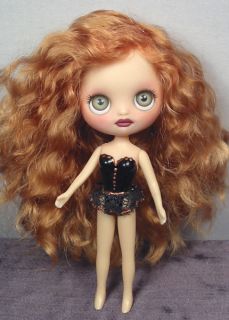 Dyan   OOAK custom Blythe mohair dressed doll repaint petite by Ellen 