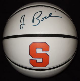 Jim Boeheim Signed Syracuse Orange Logo Basketball Exact Proof White 