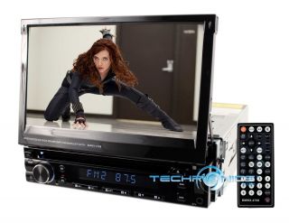 Car 7 Touch Screen DVD Player Bluetooth 2yr WARNTY Flip Up Stereo 