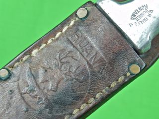 US Vintage Early Ruana Boner Montana M Stamped Fighting Knife Sheath 