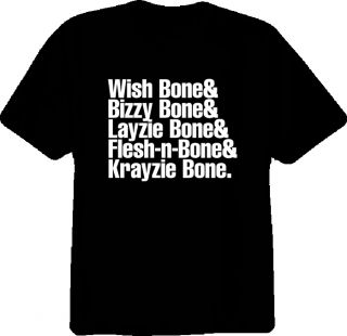 Bone Thugs N Harmony Rap Hip Hop New Black T Shirt