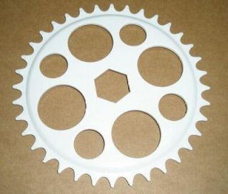 New White Youth Junior BMX Bicycle Chain Ring Parts 365