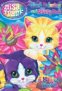 Lisa Frank Fun with Friends Kittie Cat Coloring and Activity Book for 