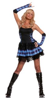 E87 80s Punk Rock Star Cyndi Lauper Halloween Fancy Dress Costume 