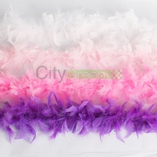 New 42 Childs Feather Boas Dress Up Hairbow Accessory 5 Colors to 