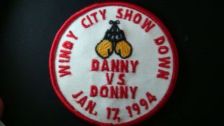 RARE Danny Bonaduce Donny Osmond Boxing Match Patch