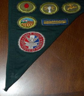 Boy Scout Merit Badge Sash with Cards Late 50s Eagle