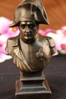 Napoleon Bonaparte French Bronze Bust Sculpture France Freedom Leader 