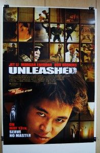 2005 UNLEASHED Original 27X40 DS Movie Poster JET LI BOB HOSKINS