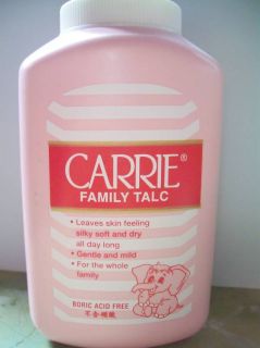 Carrie Family Talc Powder 150g Boric Acid Free