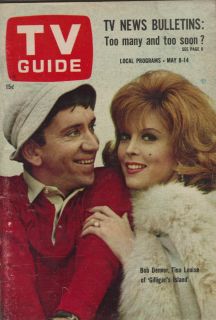 Gilligans Island TV Guide May 8 1965 Bob Denver Tina Louise