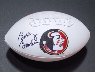 Bobby Bowden Signed Auto Flordia State St FSU Football