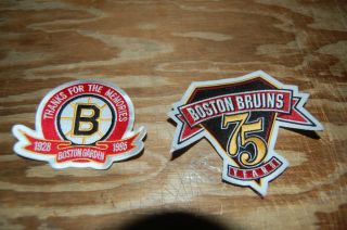Boston Bruins Patch Lot 75th Anniversary 67 Years Madison Square 
