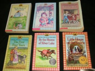 Little House Prairie Children Book Set Lot Laura Ingalls Wilder 
