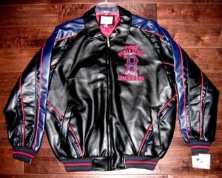 Boston Red Sox World Series Champs Ring Logo GIII Jacket Mens Medium M 