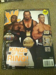 Undertaker John Cena Bobby Lashley WWE Wrestling Magazine June 2007 