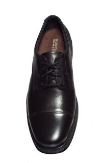 Bostonian Mens Shoes flextile Wenham 25805 Black leather Sz 10 M