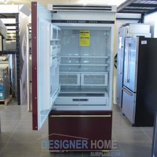 Viking VCBB363LBUBR 36 Bottom Freezer Refrigerator