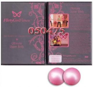 Flirty Girl Fitness Upper Body Workout DVD 2 Gel Balls