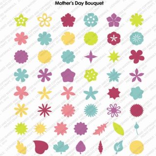 Mothers Day Bouquet Cricut Expression Machine Cartridge