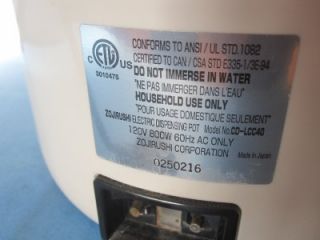 Zojirushi Electric Hot Water Dispensing Pot CD LCC40 Japan Beige White 