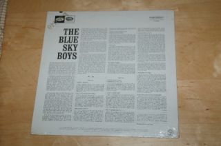   Presenting Blue Sky Boys Bill Earl Bolick Vinyl Record Unopened