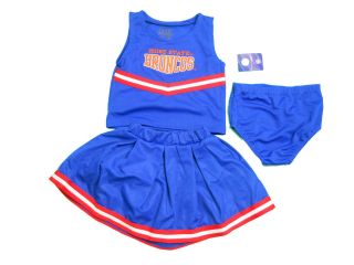Boise State Broncos 3 Piece Toddler Cheerleader Outfit New