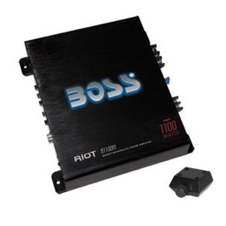 Boss Riot R1100M Car Amplifier 250 w 4 Ohm 2 OHM1100 w PMPO 1 Channel 
