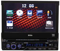 Boss BV9965I 7” in Dash Touchscreen Flip Out DVD USB SD Receiver 