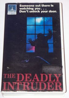 The Deadly Intruder VHS RARE 1983 Horror Slasher Danny Bonaduce