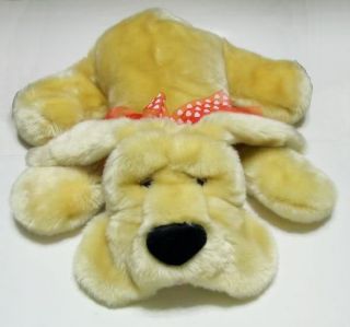 Kids of America Corp 2002 Floppy SOFT Plush Stuffed Dog LIGHT Brown 