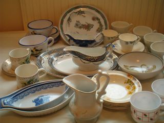 English French Tableware Part Sets Bone China China and Other