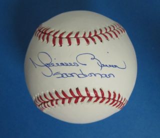 Mariano Rivera Inscribed Sandman Yankees Signed Autographed Baseball 