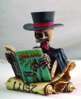 Skull Skeleton Boner Mag Lust Statue Seven Deadly Sins